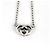 Collar Gucci de plata con diseño de corazón Interlocking G - vista 2