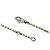 Collar Gucci de plata con diseño de corazón Interlocking G - vista 3