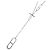 Chaîne d'ancre Hermès Collana Hermes HERMES Ever Chaine d'Ancre Sterling Silver 925