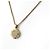 Bulgari Collana con pendente Bvlgari in oro giallo e diamanti pavé