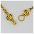 Collier Chanel plaqué or - vue 3