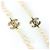 Collier Chanel plaqué or avec logo Coco Mark - vue 3