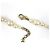 Collier Chanel plaqué or avec logo Coco Mark - vue 4