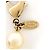 Collier Chanel plaqué or avec logo Coco Mark - vue 6