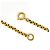 Collier Chanel plaqué or avec cœur logo Coco Mark - vue 3