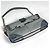 Bolsa/Clutch Coach em cetim cinza - vista 2