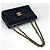 Borsa a tracolla Chanel in pelle nera - vista 5