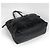 Borsa Tote Prada in nylon e pelle nera - vista 2