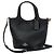 Borsa a secchiello Coach Hannah in pelle nera