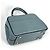 Borsa a tracolla Valextra in pelle blu - vista 2