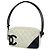 Borsa a tracolla Chanel Cambon Line in pelle bianca