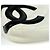 Borsa a tracolla Chanel Cambon Line in pelle bianca - vista 3