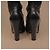 Alaïa Black Leather Lace-Up Block Heel Boots - view 9