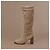 Céline Celine Kniehohe Stiefel aus grauem Wildleder - Ansicht 7