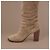 Céline Celine Kniehohe Stiefel aus grauem Wildleder - Ansicht 8