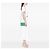 Portafoglio Chanel Green CC Quilted Patent Wallet On Chain - vista 6