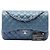 Chanel Blue Jumbo Classic Lambskin Double Flap - vista 7