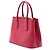 Borsa Prada Galleria Double Zip in pelle Saffiano rossa, dimensione Medium - vista 2