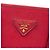 Borsa Prada Galleria Double Zip in pelle Saffiano rossa, dimensione Medium - vista 5