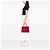 Borsa Prada Galleria Double Zip in pelle Saffiano rossa, dimensione Medium - vista 6