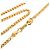Collana con pendente filigrana Chanel Gold CC placcata oro - vista 4