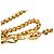 Collana con pendente filigrana Chanel Gold CC placcata oro - vista 5