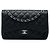 Chanel Black Jumbo Classic Caviar Double Flap