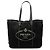Prada Shopping Tote aus schwarzem Neopren mit Logo
