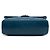 Chanel Blue Large Quilted Shiny Goatskin Burgundy Rocks Flap - vista 3