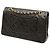 Chanel Black Medium Classic Lambskin Double Flap - vista 2