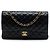 Chanel Black Medium Classic Lambskin Double Flap
