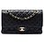 Chanel Black Medium Classic Caviar Double Flap