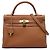 Hermès Brown Togo Kelly II Retourne 32