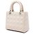 Dior Brown Medium Lambskin Cannage Lady Dior - vista 2