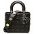 Dior Black Small Lambskin Cannage My ABCDior Lady Dior