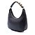 Borsa Hobo Valentino in pelle di vitello nera con borchie e zip - vista 2