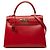 Hermès Red Box Calf Kelly Sellier 28