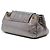 Chanel Silver Metallic Perforated Calfskin Reissue 2.55 Drill Accordion Flap - vista 2