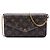 Pochette Félicie Louis Vuitton Brown Monogram Pochette Felicie