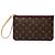 Pouch Louis Vuitton Brown Monogram Neverfull MM