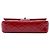 Chanel Red Medium Classic Patent Double Flap - vista 3