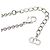 Dior Halskette mit hängenden Buchstaben-Anhänger, Silber-Finish - Ansicht 12
