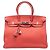 Hermès Orange Limited Edition Bicolor Clemence Birkin Retourne 35