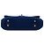 Bolsa Tiracolo Chanel Blue CC em pele de cordeiro acolchoada e lã - vista 3