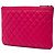 Le Boy Clutch Chanel Boy O Case em pele de cordeiro acolchoada vermelha Medium - vista 2