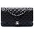 Chanel Black Medium Classic Caviar Double Flap