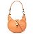 Bulgari Borsa Bvlgari Orange Small Leather Serpenti Ellipse Satchel