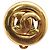 Orecchini a clip rotondi Chanel Gold CC placcati in oro - vista 3
