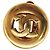 Orecchini a clip rotondi Chanel Gold CC placcati in oro - vista 4