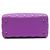 Dior Purple Medium Lambskin Cannage Lady Dior - vista 3